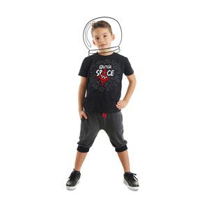 mshb&g Space Rocket Boy T-shirt Capri Shorts Set