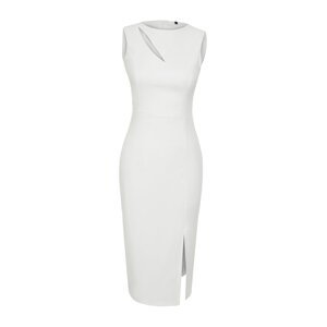 Trendyol White Window/Cut Out Detailed Woven Dress