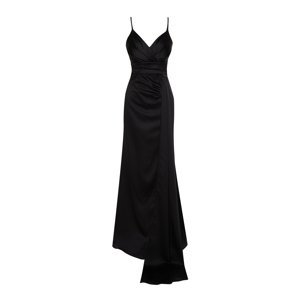 Trendyol Black Woven Long Evening Dress