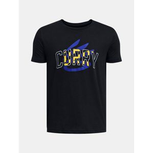 Under Armour Tričko Curry Logo Tee-BLK - Kluci