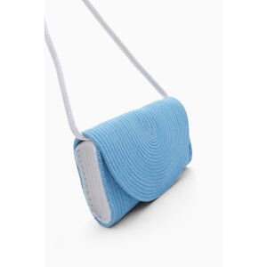 Marjin Women's Handmade Knitted Shoulder Bag Ceysa Blue