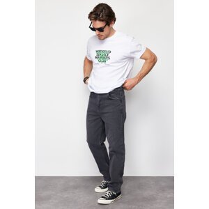 Trendyol Anthracite 90's Straight Fit Jeans Jeans