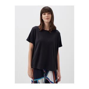 Jimmy Key Black Short Sleeve Comfortable Basic T-Shirt