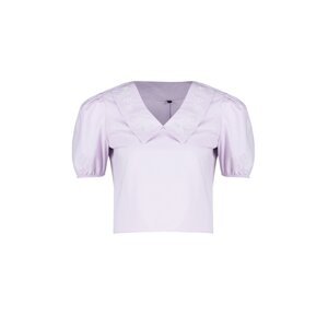 Trendyol Lilac Collar Detailed Woven Blouse