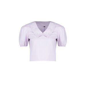 Trendyol Lilac Collar Detailed Woven Blouse