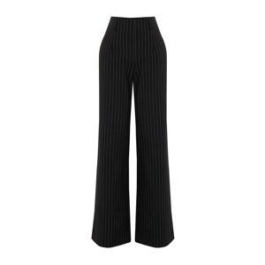 Trendyol Limited Edition Black Striped Woven Trousers
