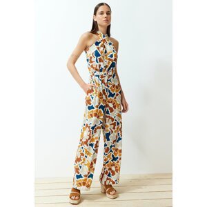Trendyol Limited Edition Multicolored Patterned Maxi Jumpsuit