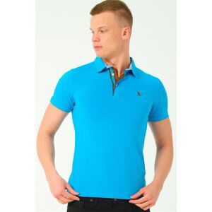 T8582 DEWBERRY MEN'S T-SHIRT-DARK TURQUOISE-2