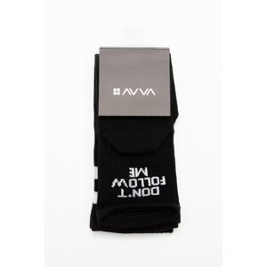 Avva Men's Black 2 Pack Tennis Socks