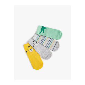 Koton 4-Pack Socks Patterned Cotton