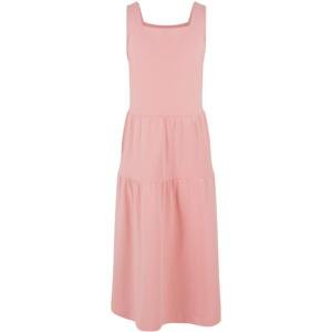 Dívčí šaty 7/8 Length Valance Summer Dress - růžové