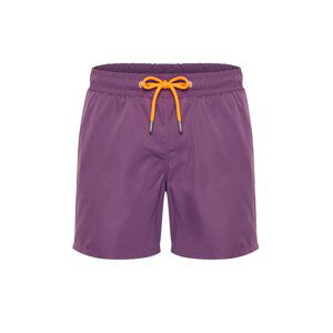 Trendyol Dark Purple Basic Standard Size Swim Shorts