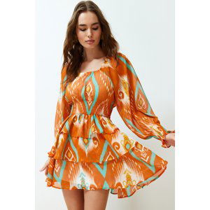 Trendyol Orange Woven Mini Dress