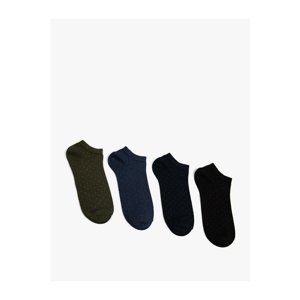 Koton 4-Piece Patterned Booties Socks Set