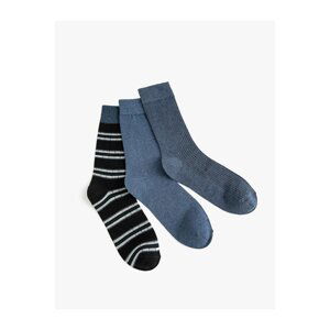 Koton 3-Piece Striped Socks Set