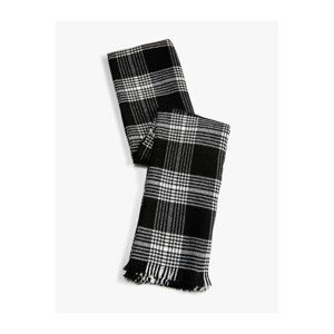 Koton Shawl Plaid Tasseled Soft Textured