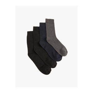 Koton Basic 4-Piece Socks Set