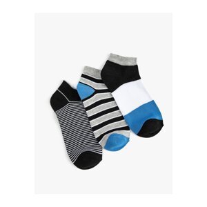 Koton 3-Pack Booties Socks Set Striped Multi Color