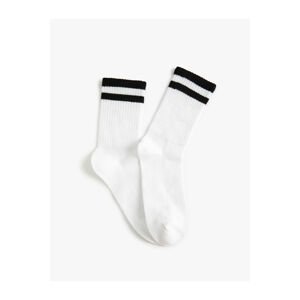 Koton Stripe Patterned College Socks