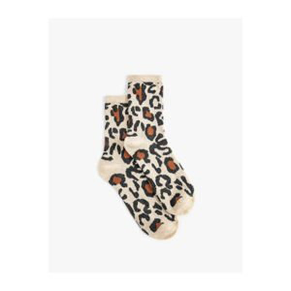 Koton Leopard Patterned Socks