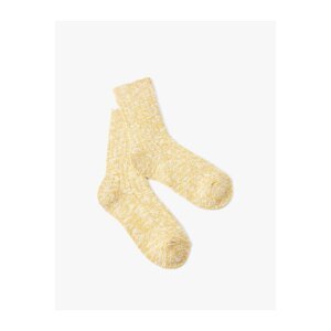 Koton Socket Socks Thick Textured Melted