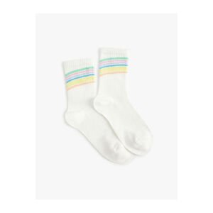 Koton Striped Tennis Socks Cotton