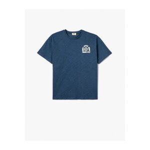 Koton T-Shirt Back Printed Short Sleeve Crew Neck Cotton