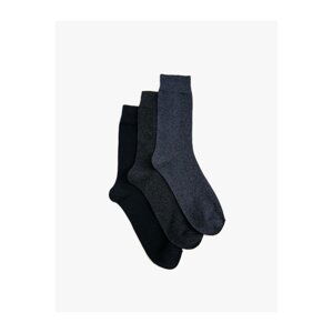 Koton 3-Piece Socks Set Basic Multicolored