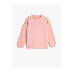 Koton Sweatshirt with Rack Collar Long Sleeved