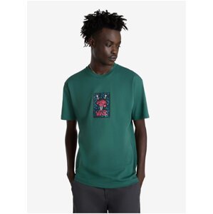 Zelené pánské tričko VANS Thinkv - Pánské