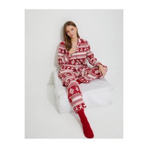 Koton Christmas Themed Pajama Bottoms