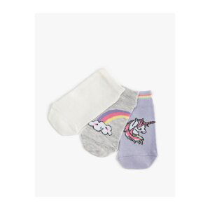 Koton Unicorn Socks Set 3-Piece Multicolor