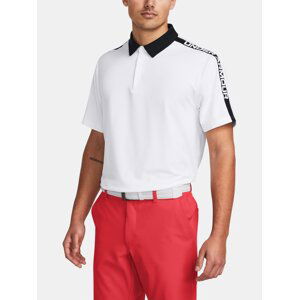 Under Armour Tričko UA Playoff 3.0 Striker Polo-WHT - Pánské