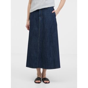 Orsay Tmavě modrá dámská džínová sukně - Dámské