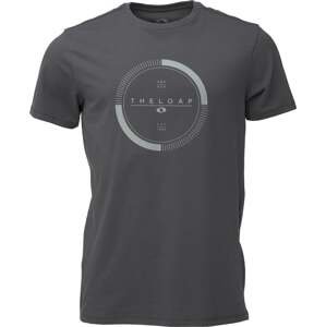 Tmavě šedé pánské tričko s potiskem LOAP ALTAR