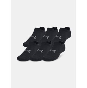 Under Armour Ponožky UA Essential No Show 6pk-BLK - unisex