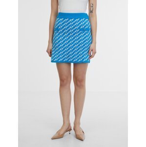 Orsay Modrá dámská svetrová sukně - Dámské