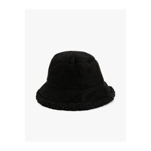 Koton Bucket Hat Plush Lined Double Sided