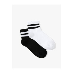 Koton 2-Pack Booties Socks Set Stripe Patterned Multi Color