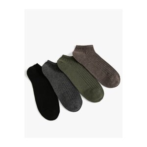 Koton Set of 4 Booties and Socks, Multicolored