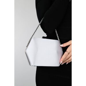 LuviShoes CUARTO Gray Satin Women's Handbag