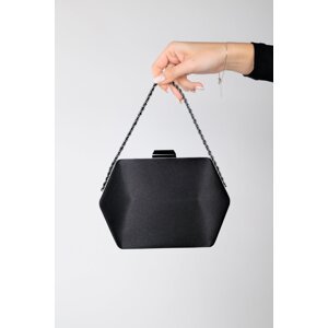 LuviShoes CUARTO Black Satin Women's Handbag