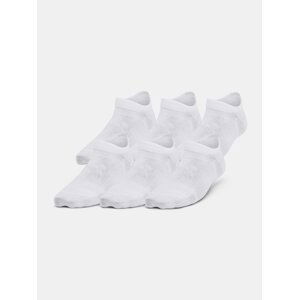 Under Armour Ponožky UA Yth Essential No Show 6pk-WHT - unisex