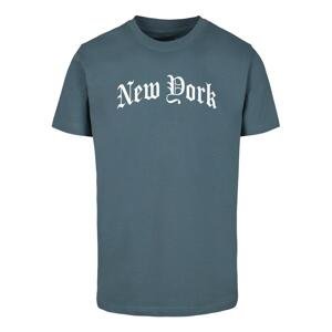 Pánské tričko New York Wording - modré