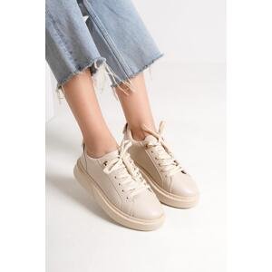 Capone Outfitters Capone Beige Women's Sneaker Sports Shoes