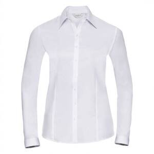 Women's Long Sleeve Shirt, Herringbone Shirt Russell
