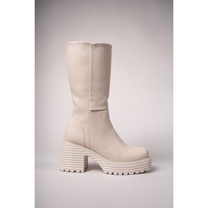 Riccon Henelra Women's Boots 0012270 Beige Skin