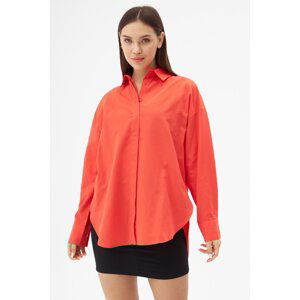 Laluvia Red Long Sleeve Shirt