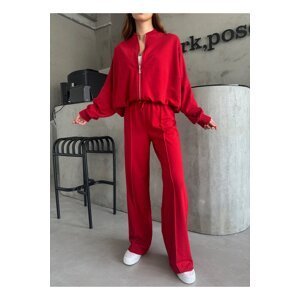 Laluvia Red Charlie Tracksuit Set