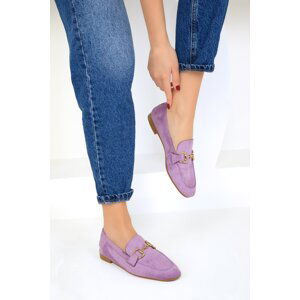 Soho Lilac Suede Women's Flats 18930